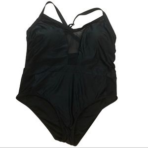Mesh Panel Swim by Fashion to Figure